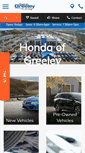 Mobile Screenshot of hondaofgreeley.com