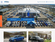 Tablet Screenshot of hondaofgreeley.com